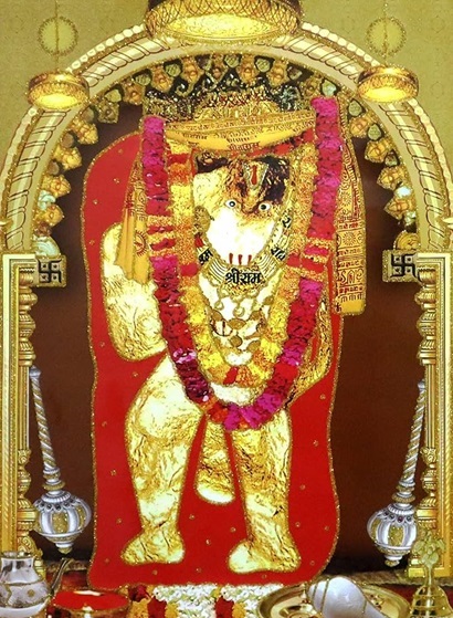 Mehandipur Balaji Hanuman Temple Rajasthan , मेहंदीपुर बालाजी हनुमान मंदिर , Idol